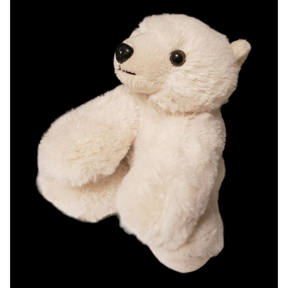 Vintage Purr-Fection by MJC White Polar Bear Plush 6" Tall Soft Stuffed Animal